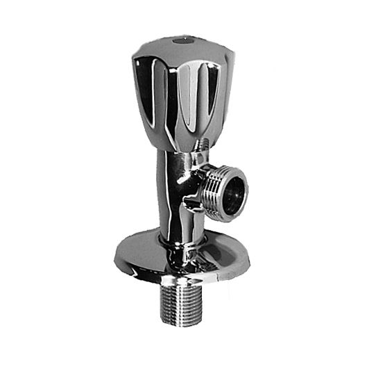 KWC Waschautomaten-Ventil GASTRO verchromt, Kaltwasser, Eck, 1/2"