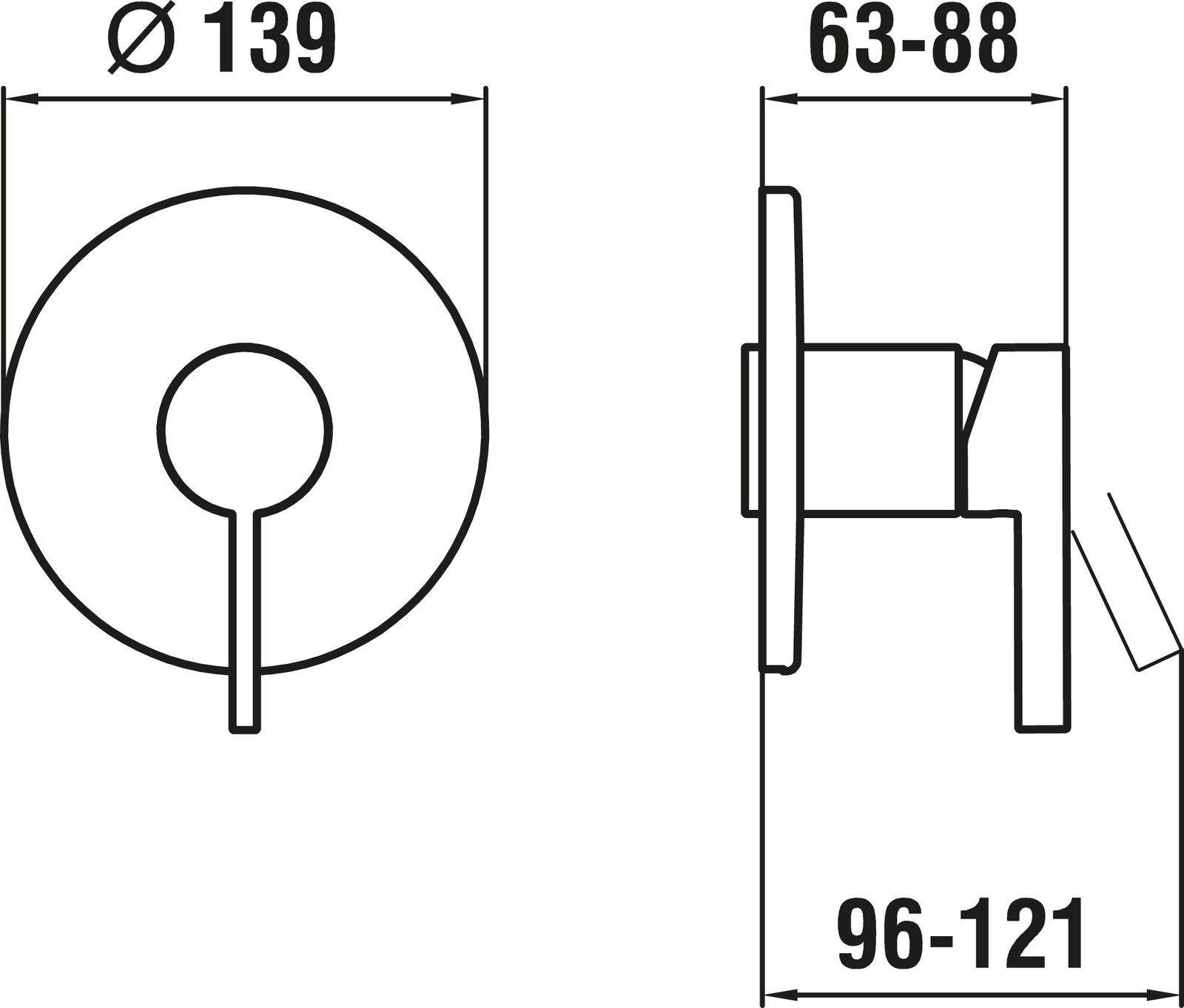 Laufen Fertigmontageset KARTELL UP-Duschmischer, Chrom