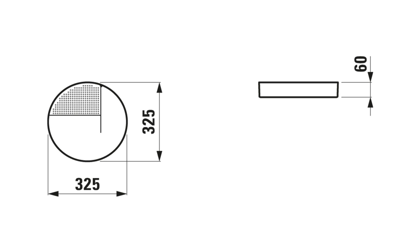 Laufen Aufbewahrungsschale VAL rund, d&#x3D; 32,5cm, weiß