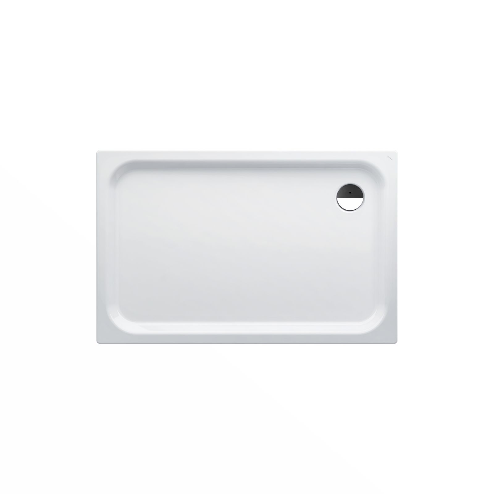 Laufen Duschwanne PLATINA rechteckig, aus Stahl, 140 x 90 x 6,5 cm, weiß Antislip