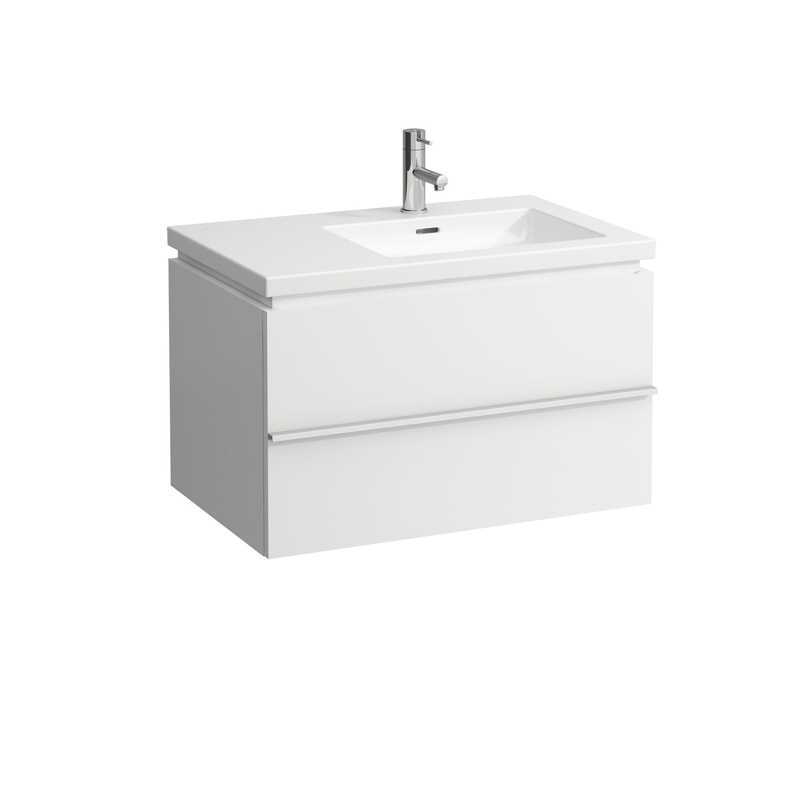 Laufen Waschtisch-Unterschrank LIVING SQUARE 74,5x45,5x47,5cm, 1 Schublade, weiß glänzend