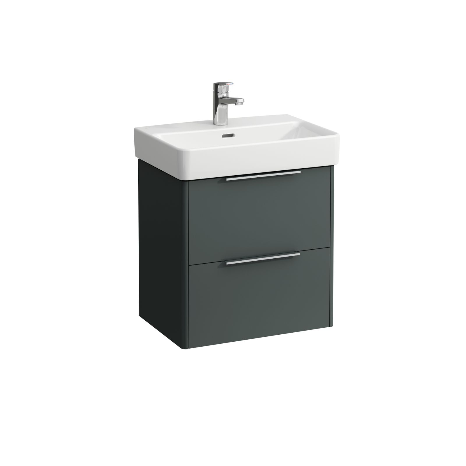 Laufen Waschtisch-Unterbau BASE für PRO S 52x36x53cm, 2 Schubladen, verkehrsgrau