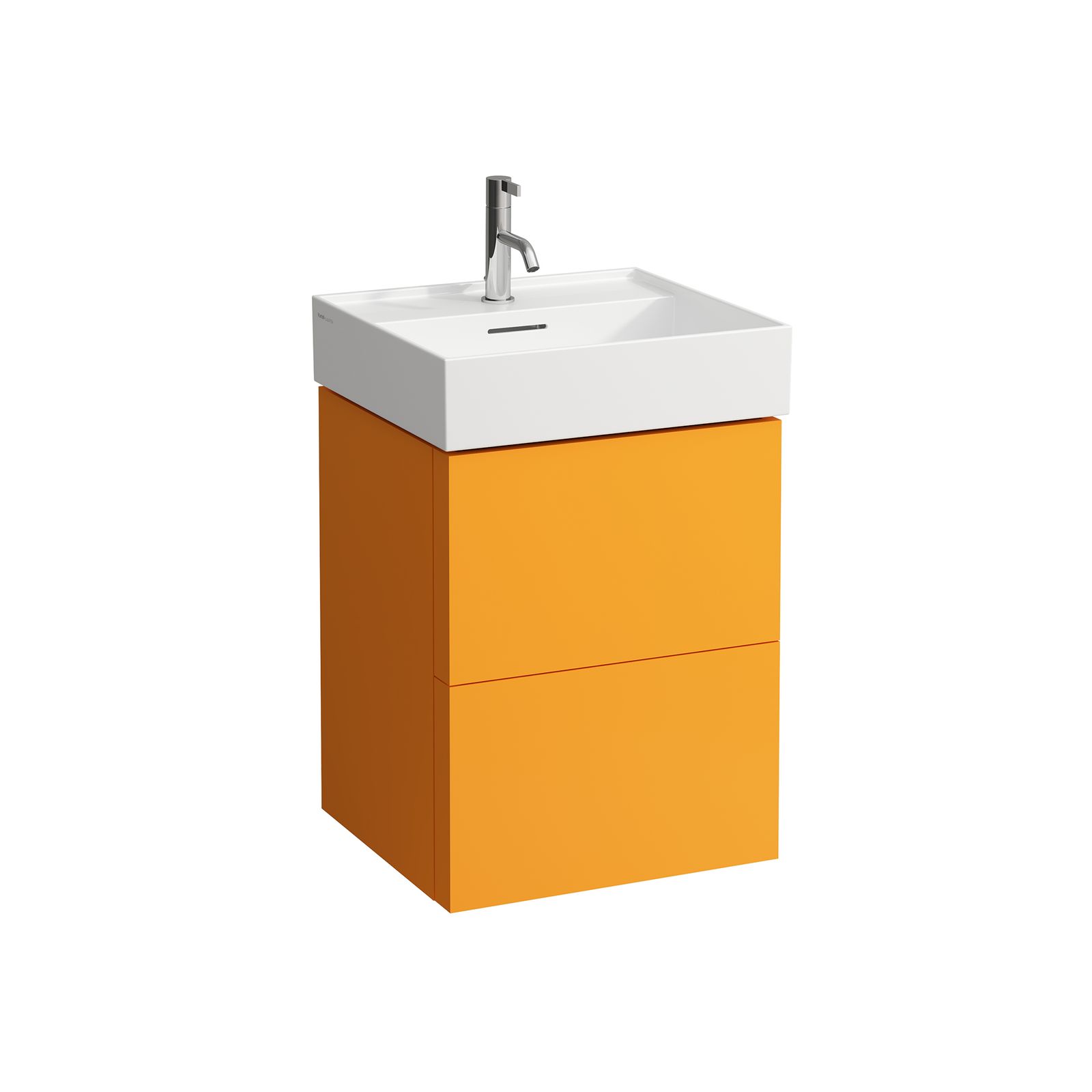 Laufen Waschtisch-Unterschrank KARTELL 48x60x45cm, 2 Schubladen, ockerbraun