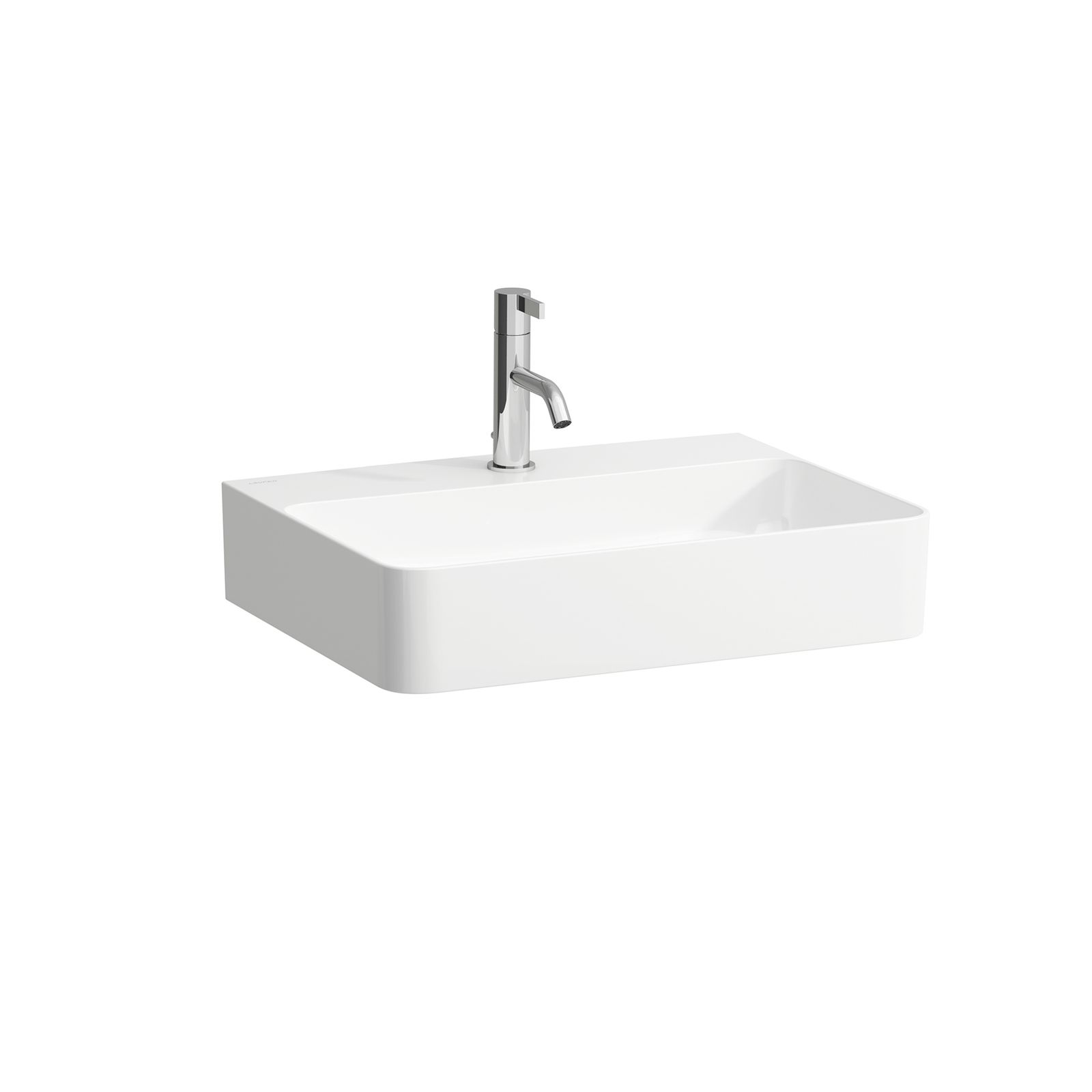 Laufen Aufsatz-Waschtisch VAL 55 x 42 cm, weiß, mit Hahnloch, ohne Überlauf