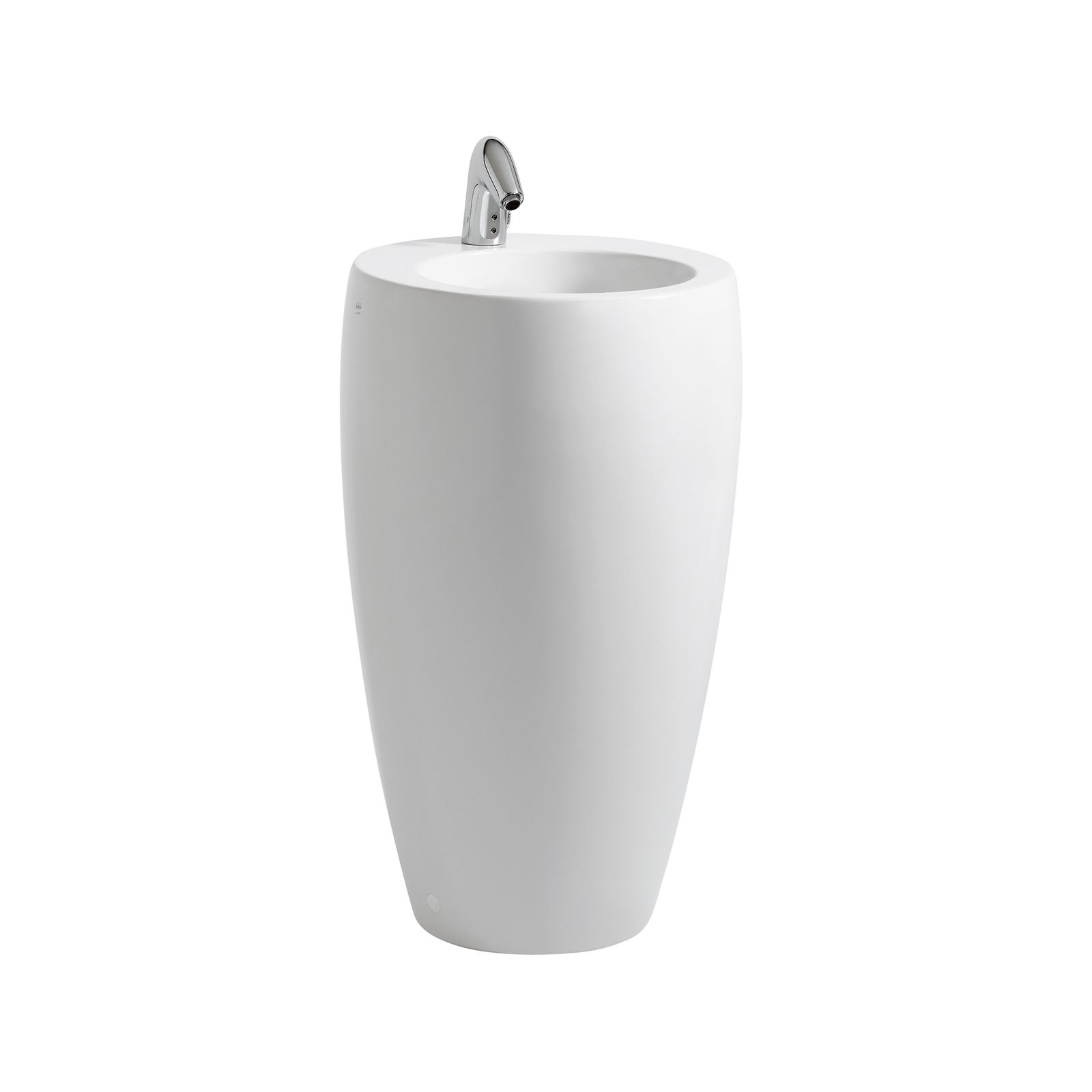 Laufen Waschtisch ALESSI ONE 53x53cm, freistehend, weiß LCC, 1 Hahnloch