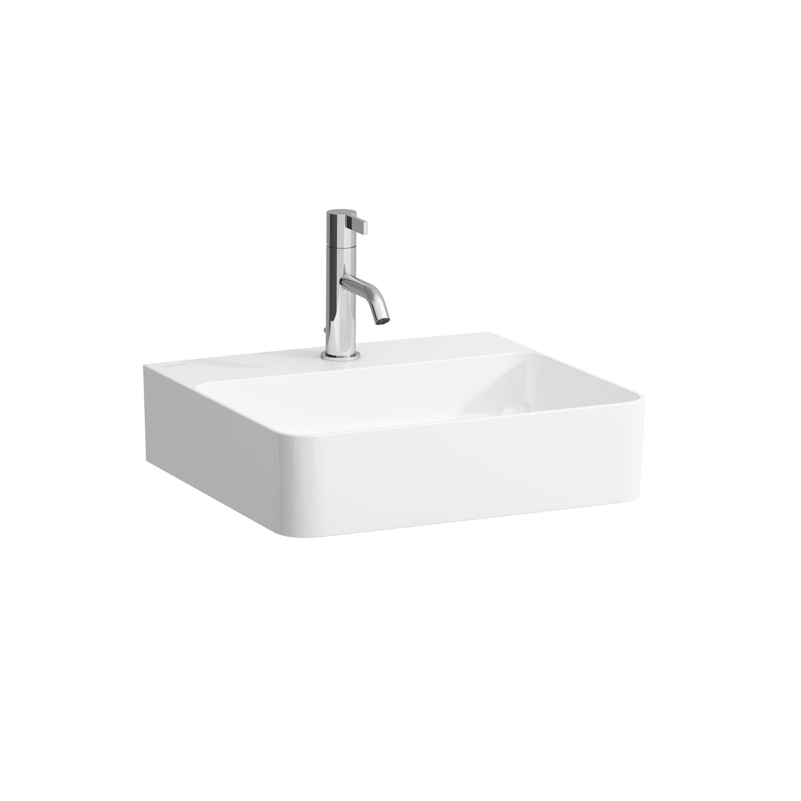 Laufen Handwaschbecken VAL 45x42cm, weiß, mit Hahnloch, ohne Überlauf