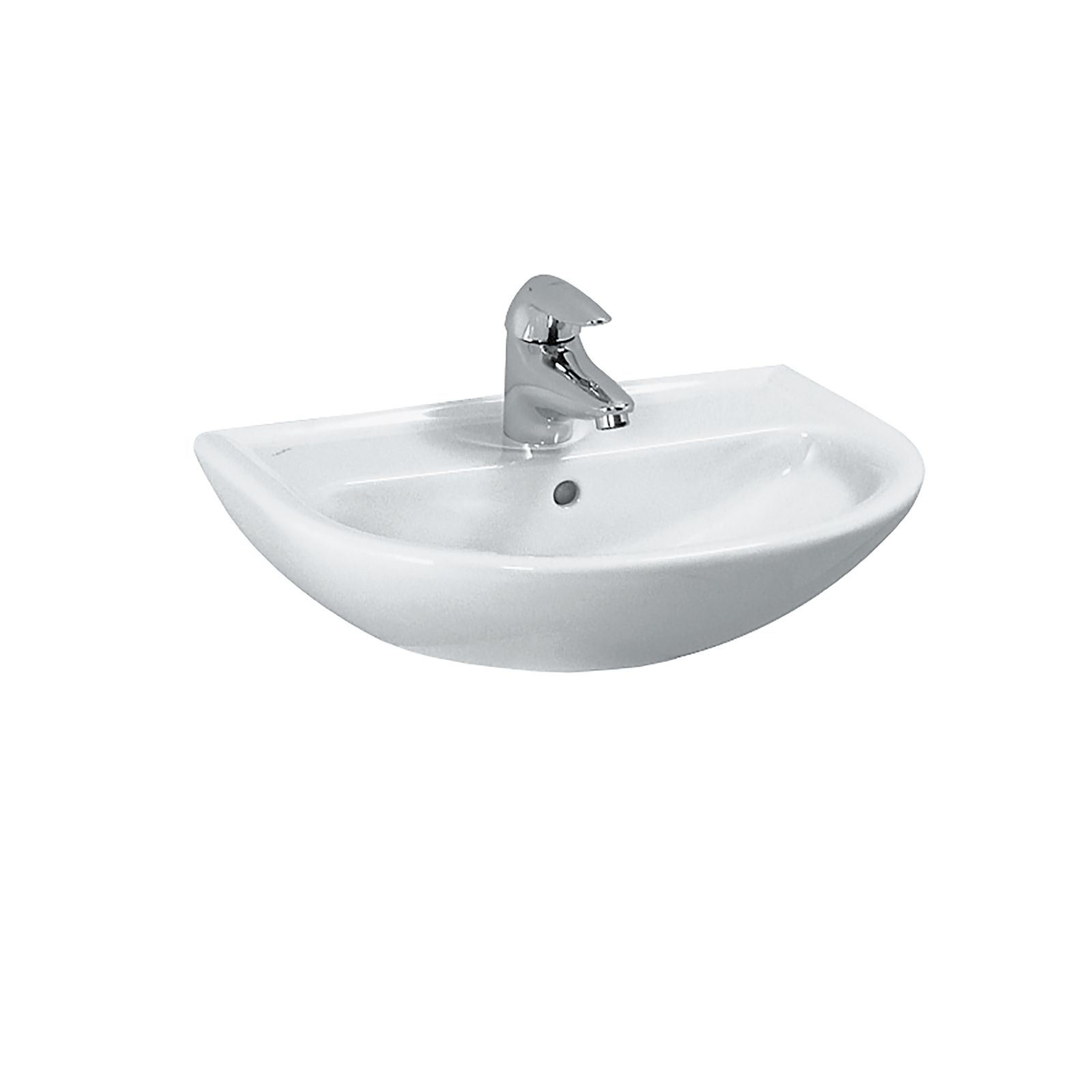 Laufen Handwaschbecken PRO B 45 x 33 cm, bahamabeige, Überlauf, 1 Hahnloch