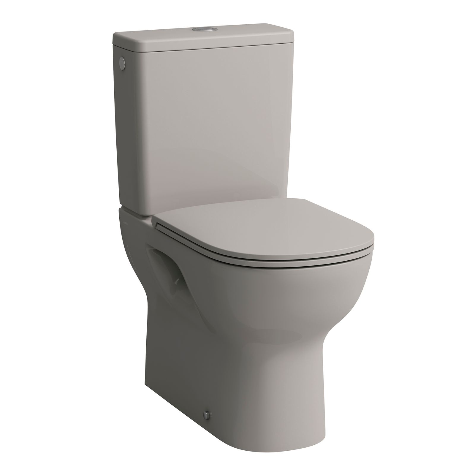 Laufen Stand-Tiefspül-WC LUA spülrandlos, für Kombination, manhatten