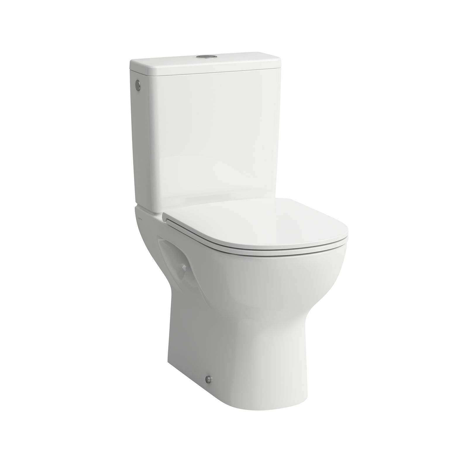 Laufen Stand-Tiefspül-WC LUA spülrandlos, für Kombination, weiß