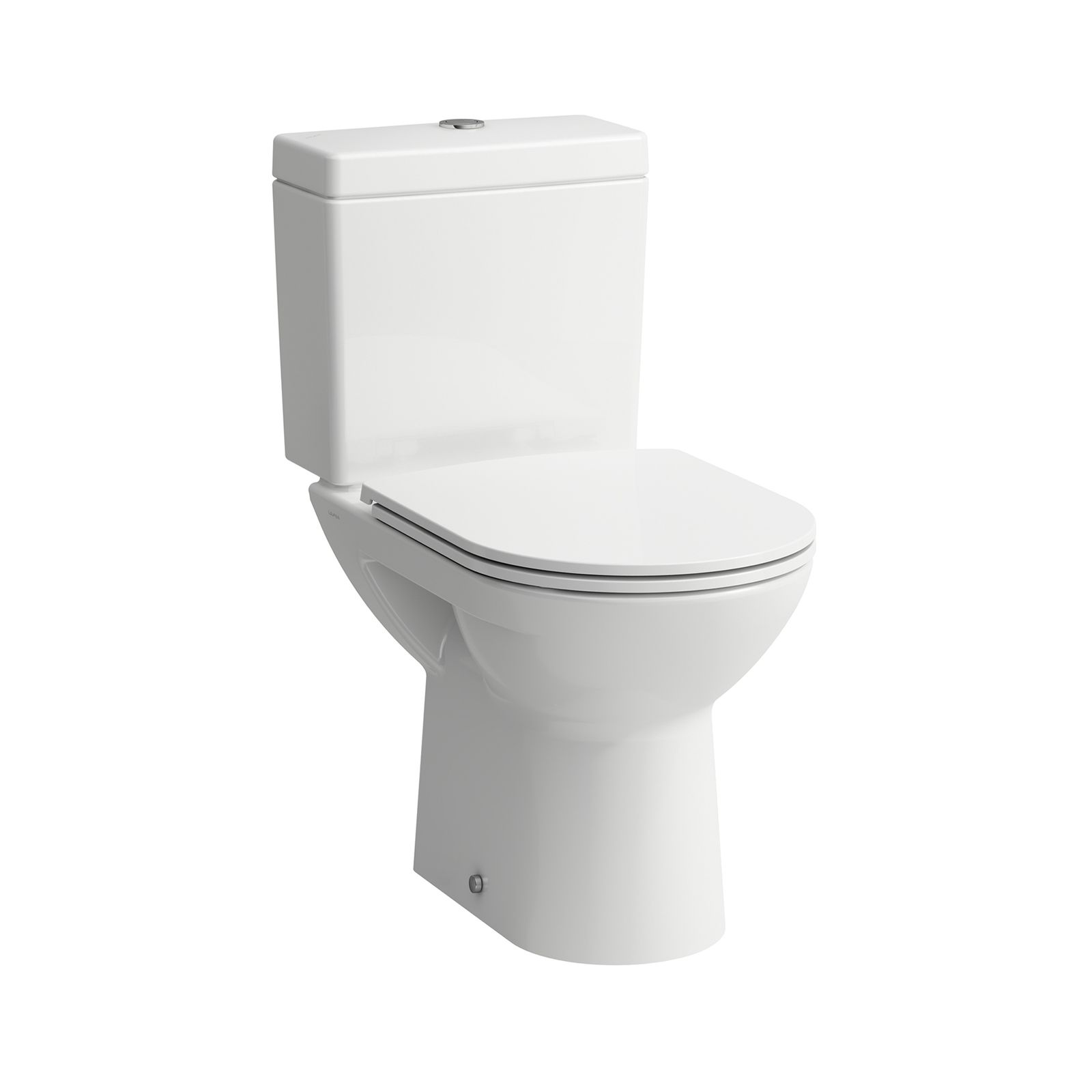 Laufen Stand-Tiefspül-WC PRO weiß LCC, Abgang waagerecht, für Kombination