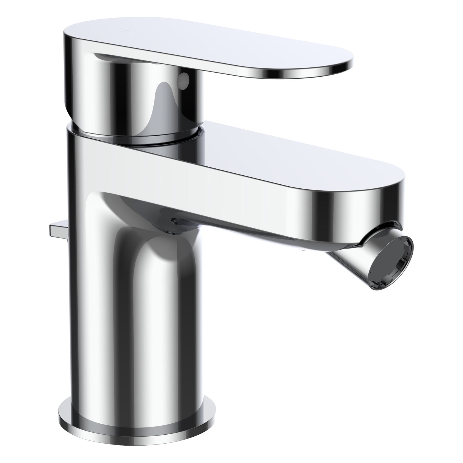 Laufen Bidet-Einhebelmischer NEJA Festauslauf 110mm, mit Ablaufventil, chrom
