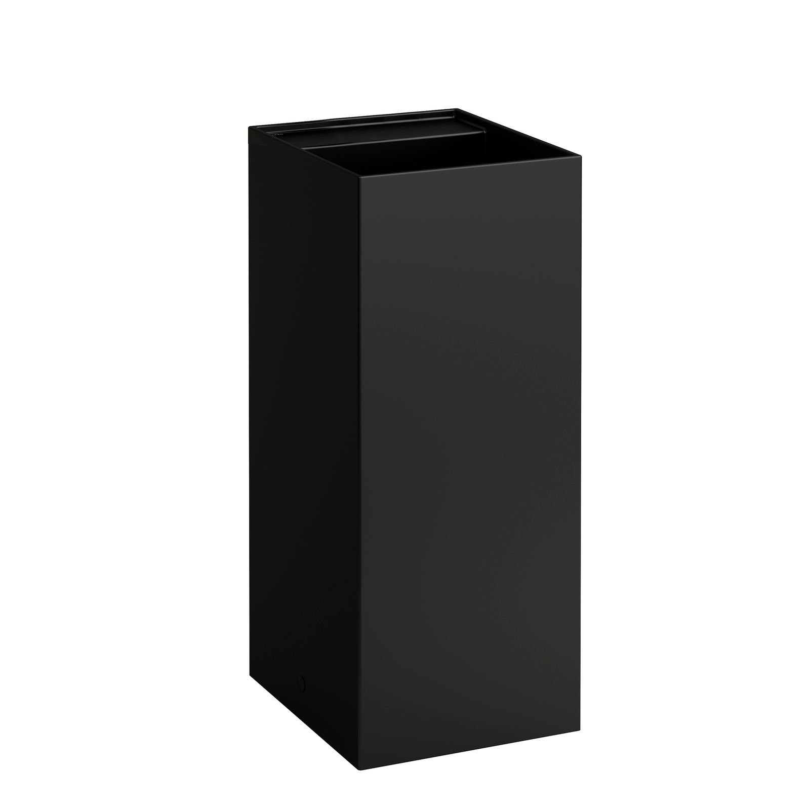 Laufen Waschtisch KARTELL 37,5x43,5x90cm, freistehend, ohne Überlauf, ohne Hahnloch, schwarz matt
