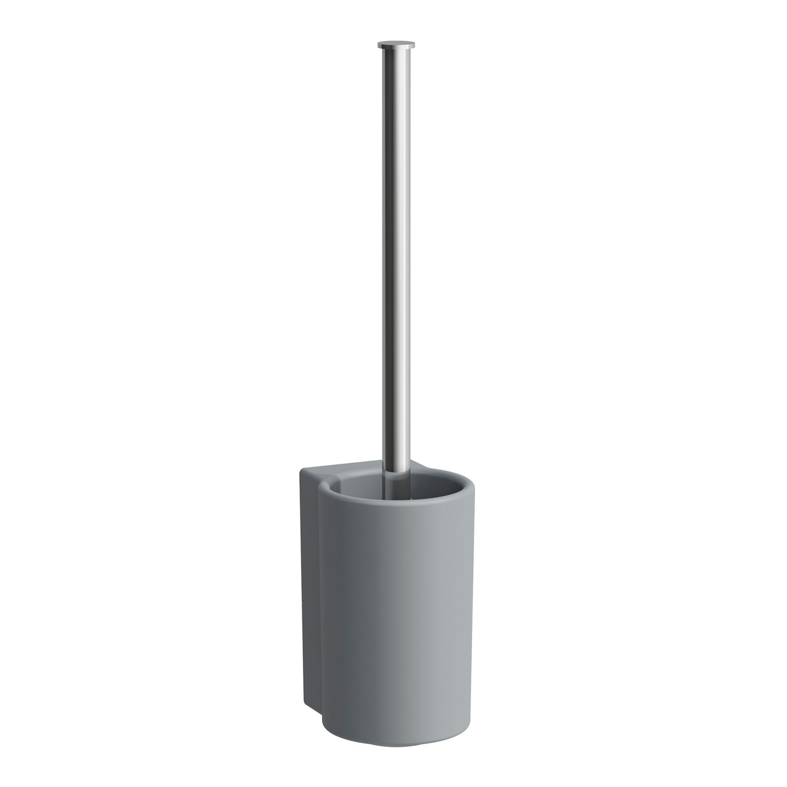 Laufen WC-Bürstengarnitur VAL mit Büste, 15x10x36cm, graphit matt