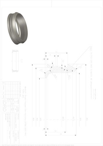 LORO XCL Dichtelement DN 50, aus EPDM
