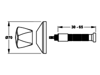 MEPA Fertigmontageset nextVIT Systembauhöhe 120 cm, UP-Ventil, Wasserzähler variabel