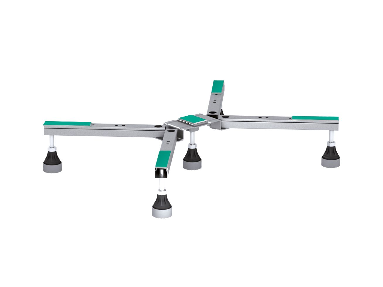 MEPA Duschwannenfuß BW-SF ECO für Rechteck/5-Eck-/1/4-Kreis Duschwannen, höhenverstellbar von 85-105 mm