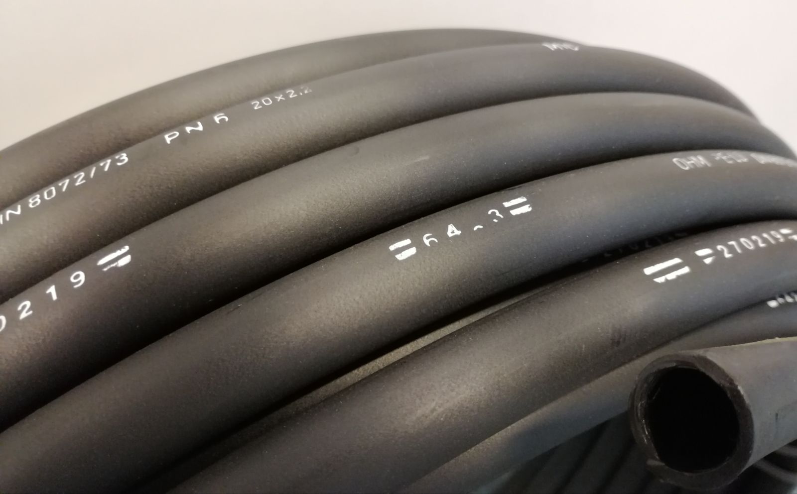 OHM Rohr PE-LD BR SDR 9 schwarz, 32 x 3,5 mm, Ring 100 m, PN 6