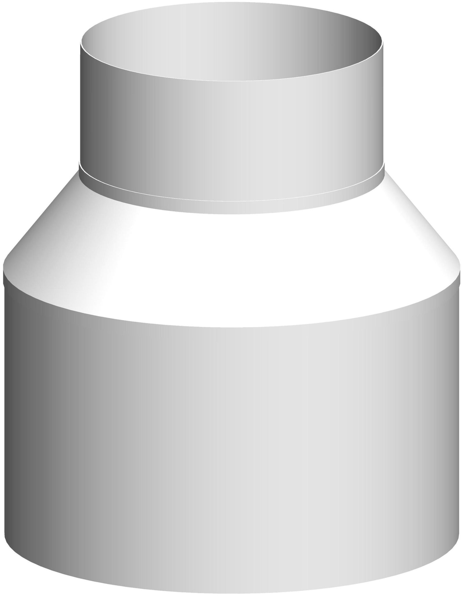 MHG Mündungsabschluss DN 110/160, PP/Edelstahl weiß