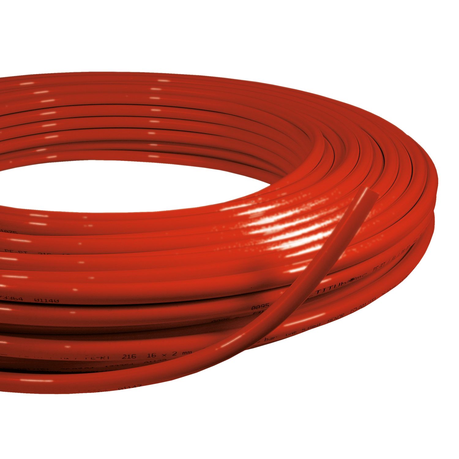 Multitubo Alu-Verbundrohr 16 x 2 mm, 200 m, PE-RT/AL/PE-RT, rot, Ring
