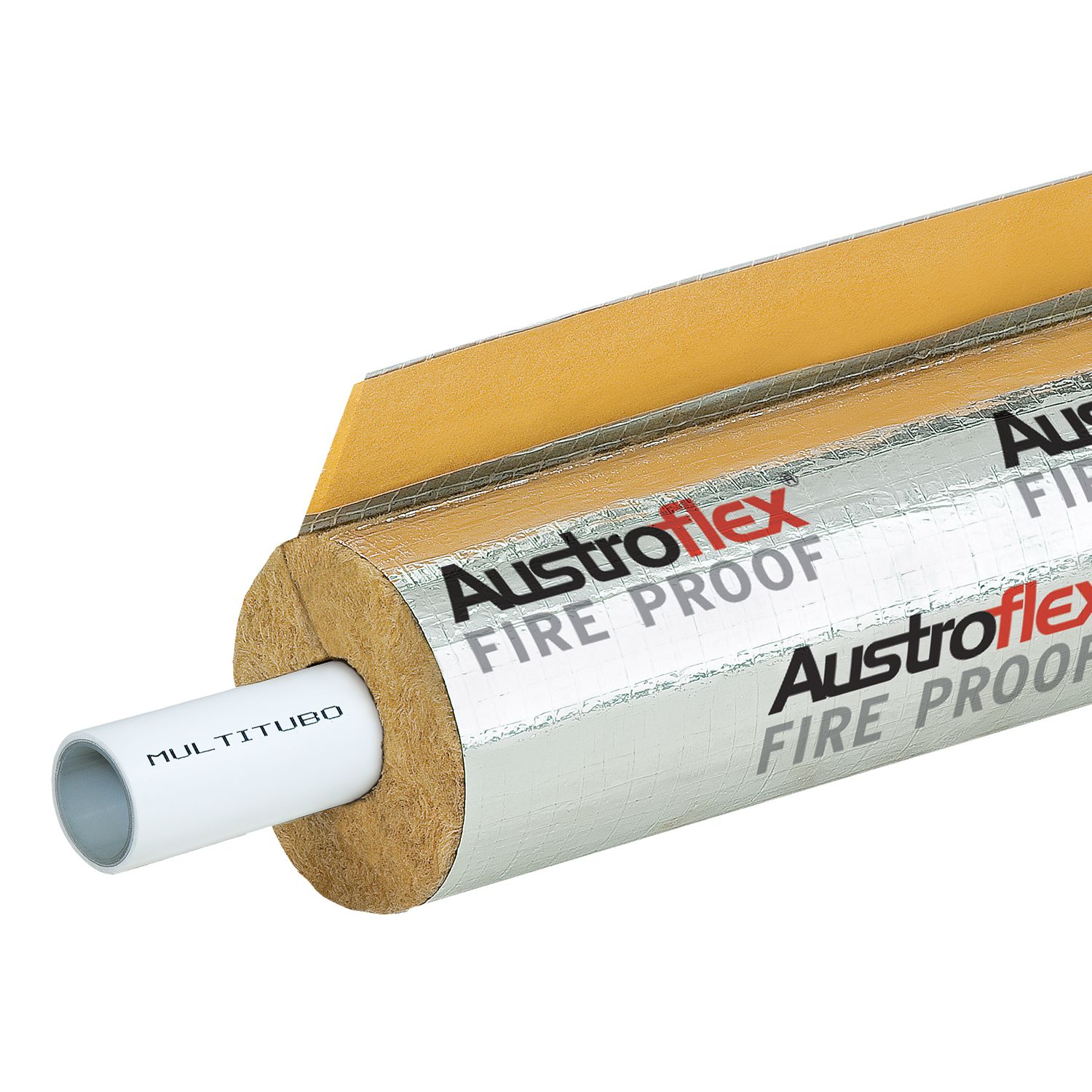 Multitubo Isolierung Fire Proof 40/44/128 mm, für Mehrschichtverbundrohr, nach EnEV