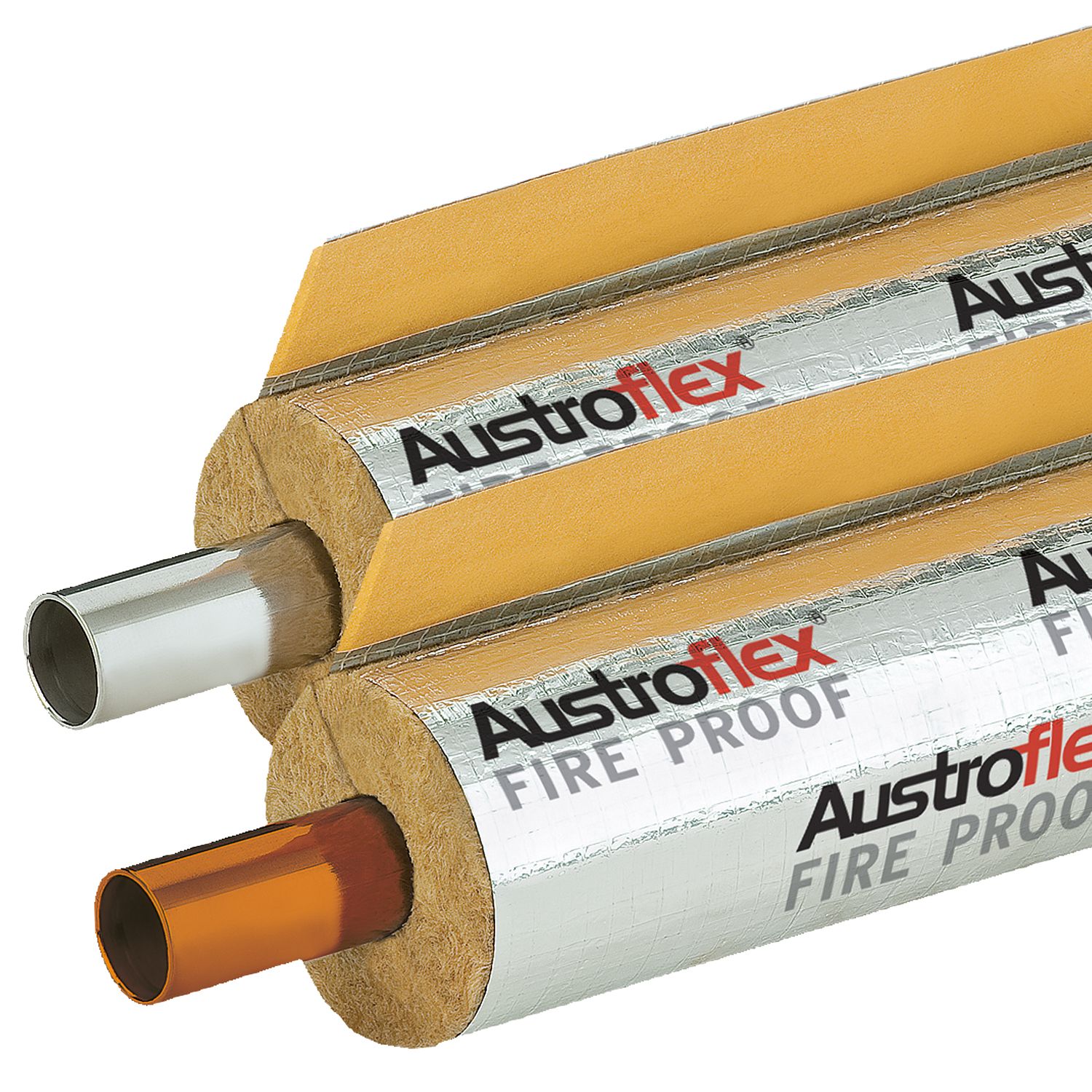 Multitubo Isolierung Fire Proof 28/34/96 mm, für Kupfer-/Edelstahlrohr, nach EnEV