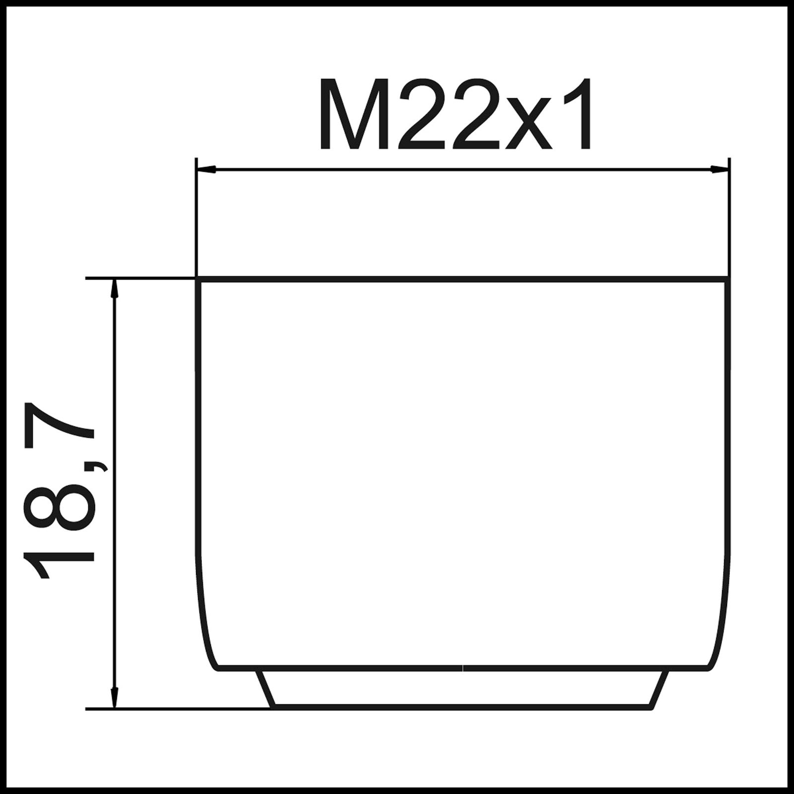 NEOPERL Strahlregler CASCADE SLC M 22 x 1, 13,5-15 l/min, verchromt, Schachtel