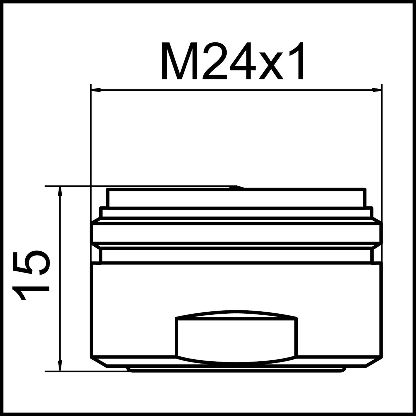 NEOPERL Strahlregler HONEYCOMB Laminar M 24 x 1, 13,5-15 l/min, verchromt
