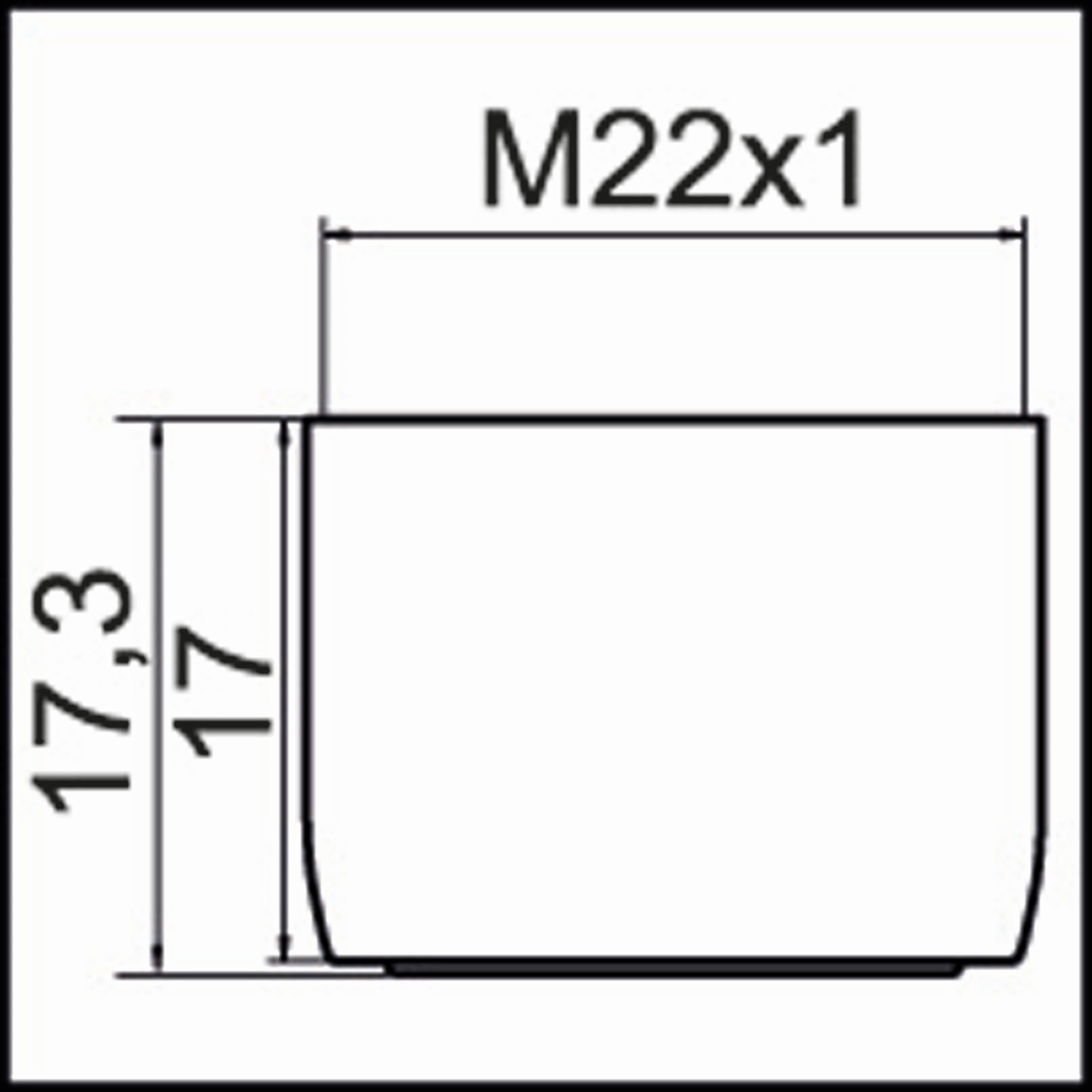 NEOPERL Strahlregler MIKADO PCA M 22 x 1, 0,35 gpm, 1,3 l/min, verchromt