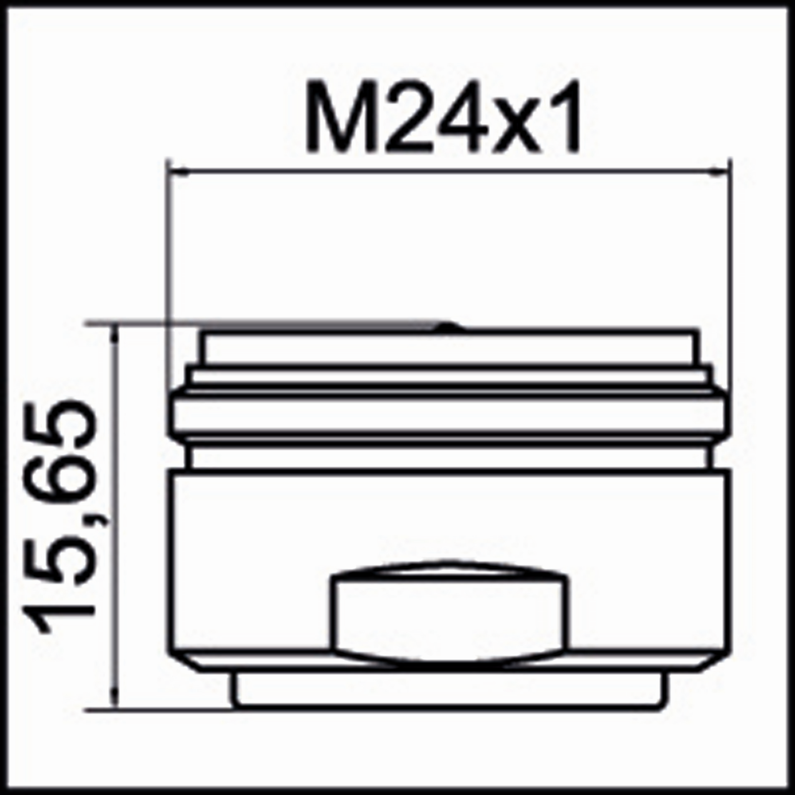 NEOPERL Strahlregler MIKADO PCA M 24 x 1, 0,35 gpm, 1,3 l/min, verchromt
