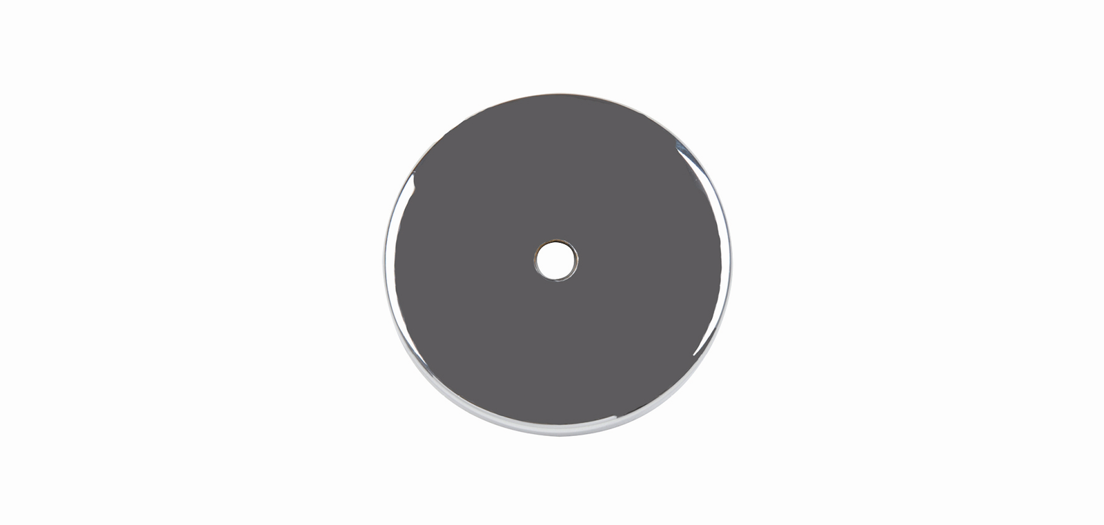 nie wieder bohren Abdeckrosette 54/6 Edelstahl, hochglanzverchromt, rund, 54x54mm, d&#x3D; 54mm
