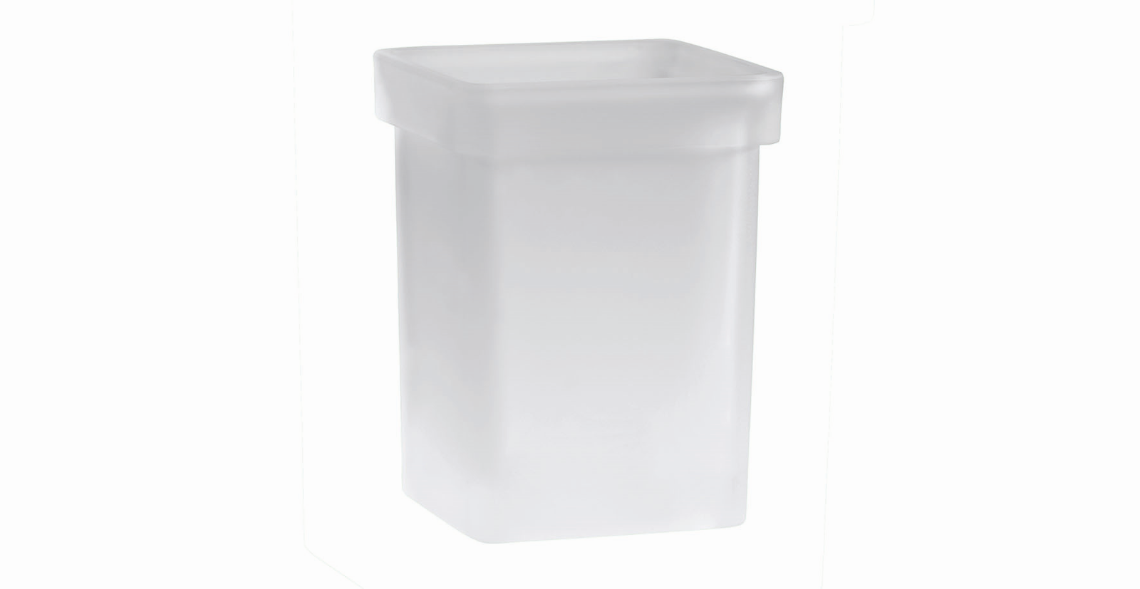 nie wieder bohren Glasbecher PRO EDGE 50 x 50 x 87 mm, satiniert