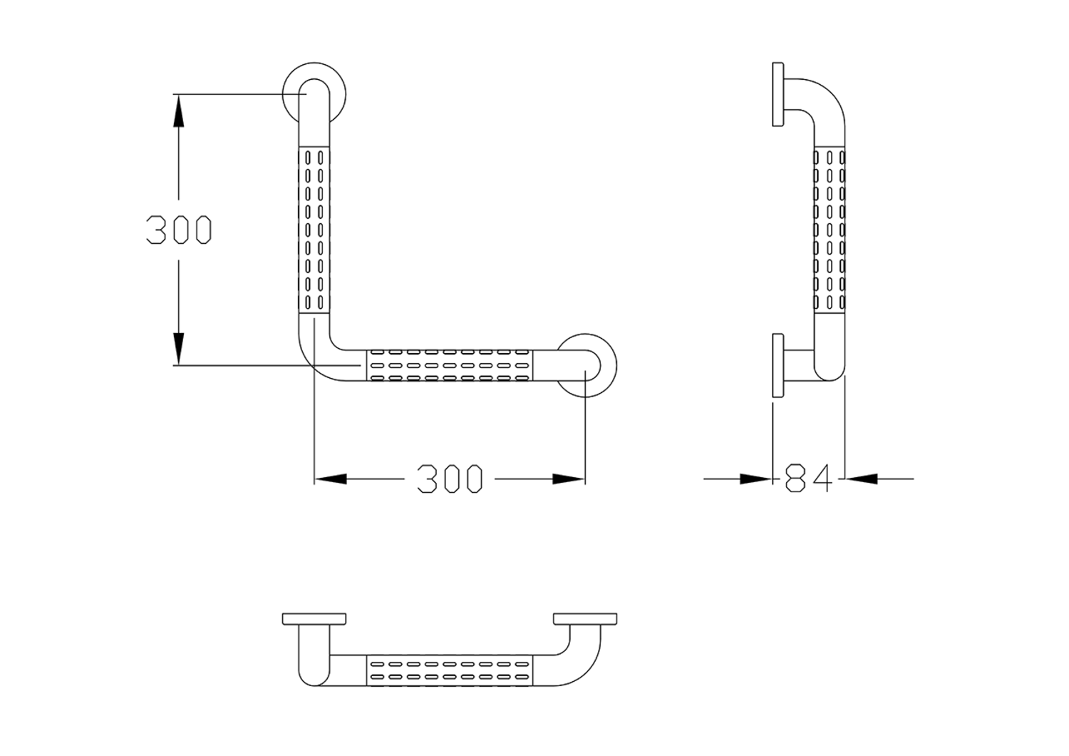 NB Nylon 400 Winkelgriff 0464020 a=300x300 90Grad Taupe