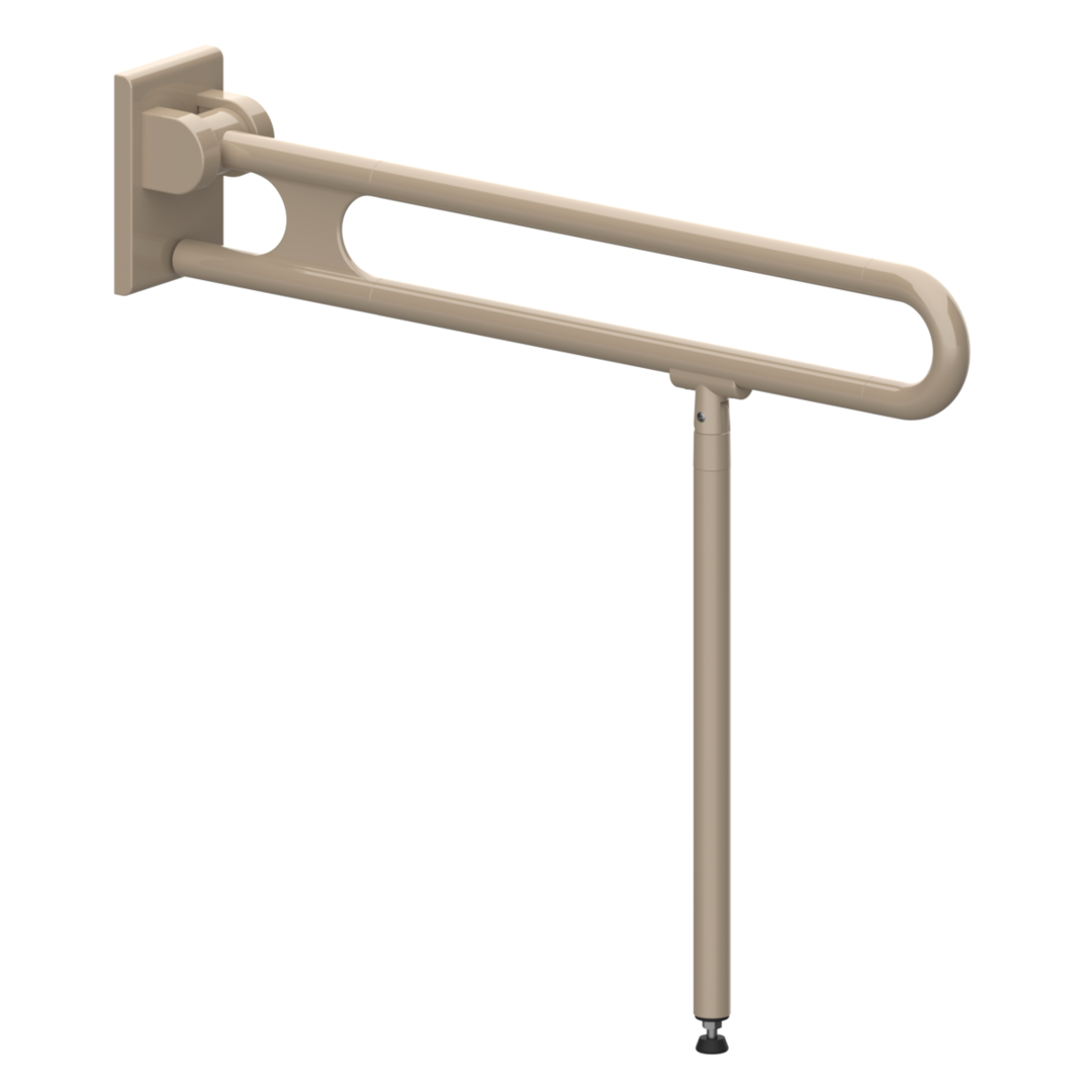 Normbau Stützklappgriff Nylon Care 750mm, 900 mm, taupe