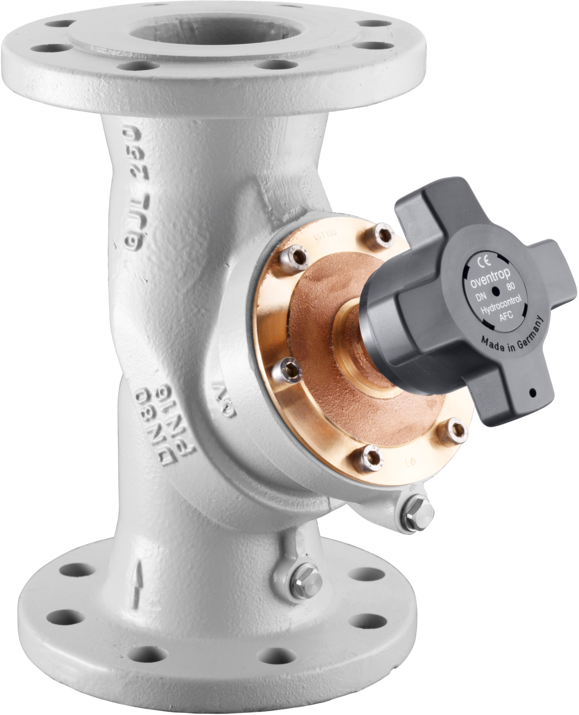 Oventrop Strangabsperrventil Hydrocontrol AFC DN 65, PN 16, Flanschanschluss, Grauguss