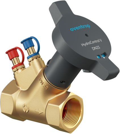 Oventrop Strangregulierventil Hydrocontrol V DN 32, PN 25, beiderseits Innengewinde, Messing