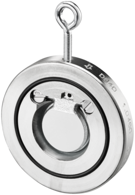 Oventrop Zwischenbau-Rückschlagklappe DN 125, PN 16, EPDM-Dichtung, Stahl verzinkt