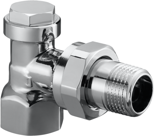 Oventrop Heizkörper-Verschraubung Combi C DN 15, verchromt, Eckform