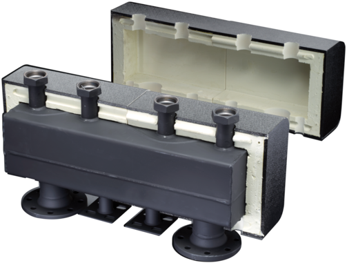 Oventrop Weiche/Verteilerkombination HydroFixx DN 40/50, hydraulisch, für 3 Heizkreise