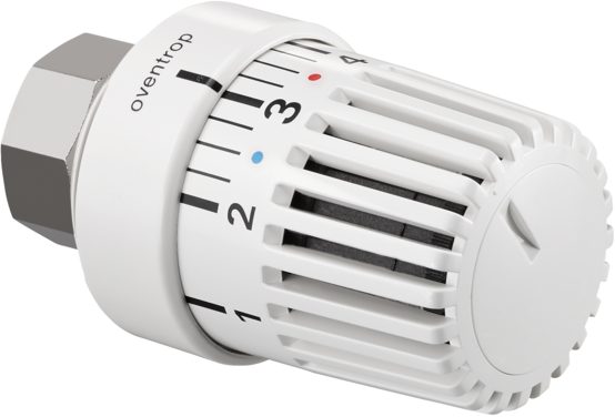 Oventrop Thermostat Uni LK mit Nullstellung, 7-28 GradC, mit Flüssig-Fühler, weiß