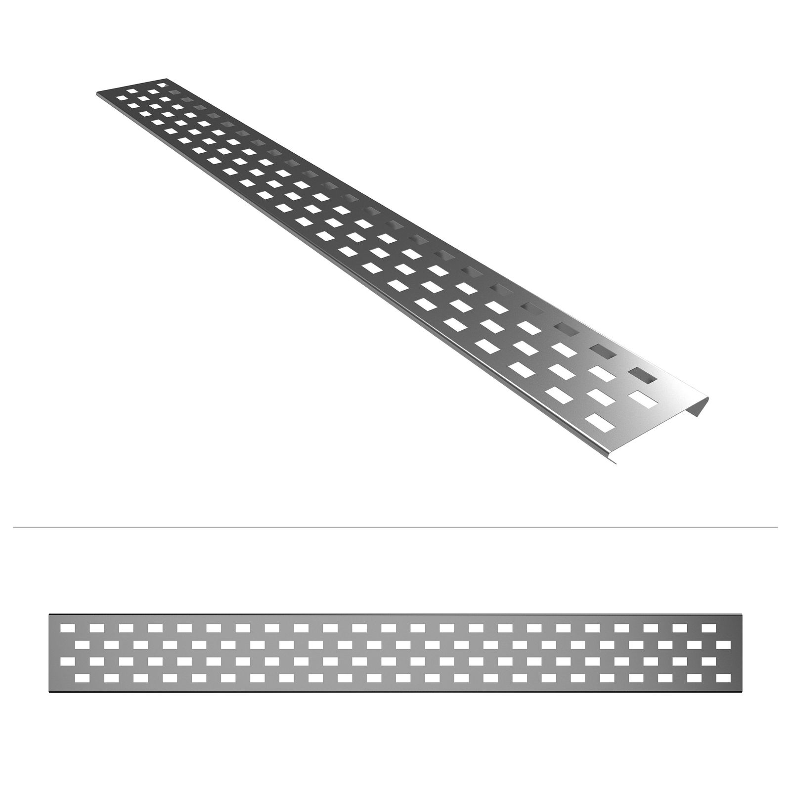 Poresta Designrost-C Limit S 770 x 80 x 12 mm, für Duschsystem mit Ablaufrinne