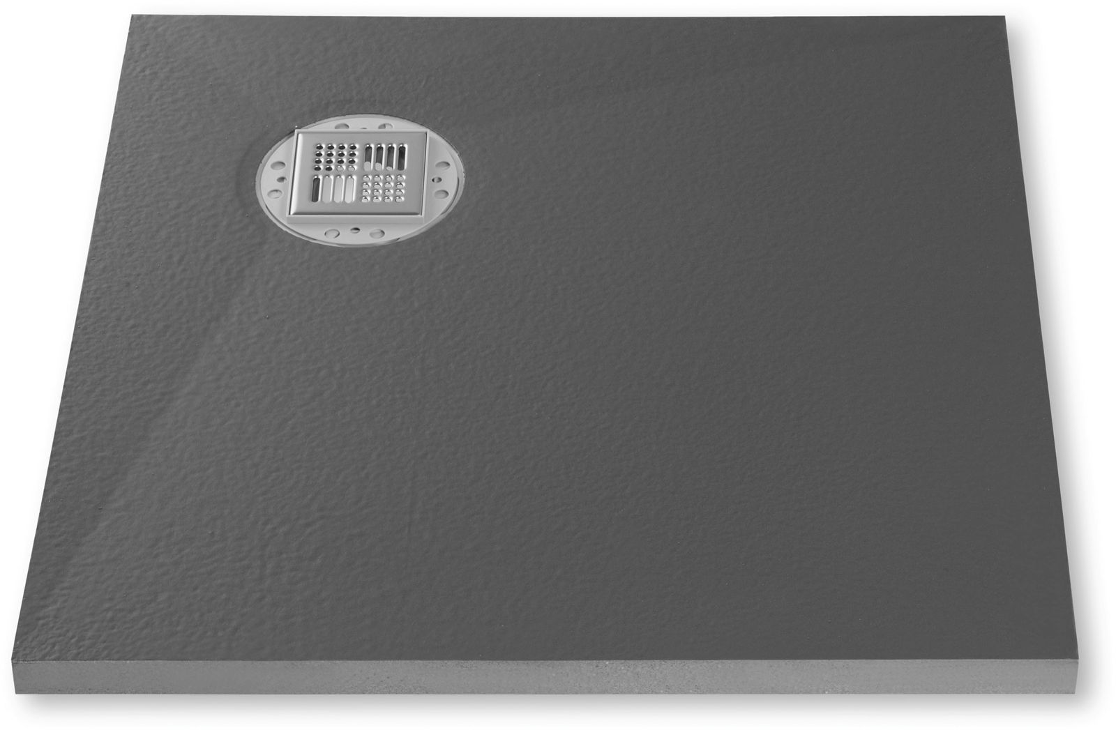 Poresta Duschfläche BF 95 1200 x 1200 x 35 mm, waagerechter Ablauf, dezentriert