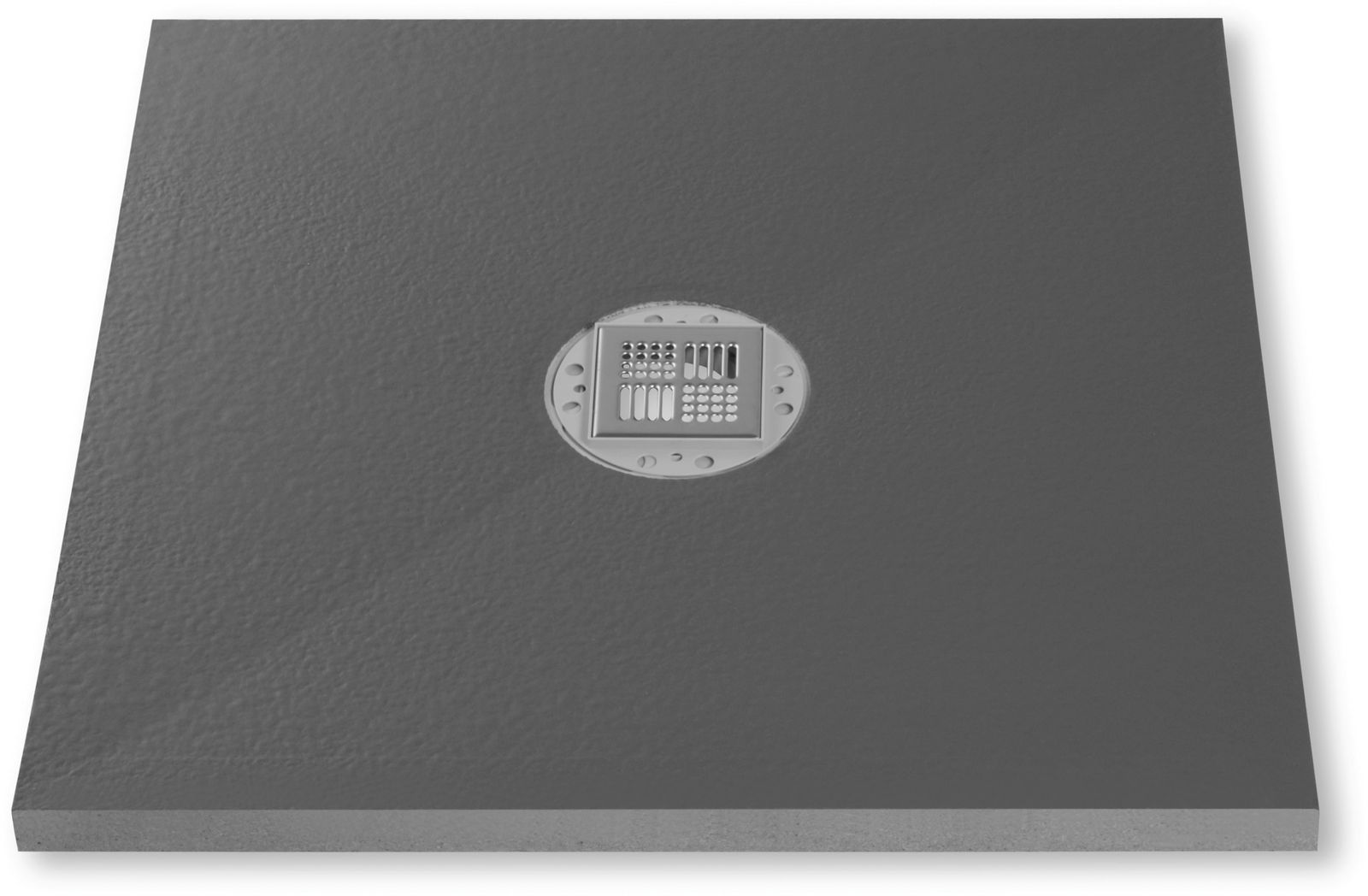 Poresta Duschfläche BF 95 800 x 800 x 30 mm, waagerechter Ablauf, zentriert