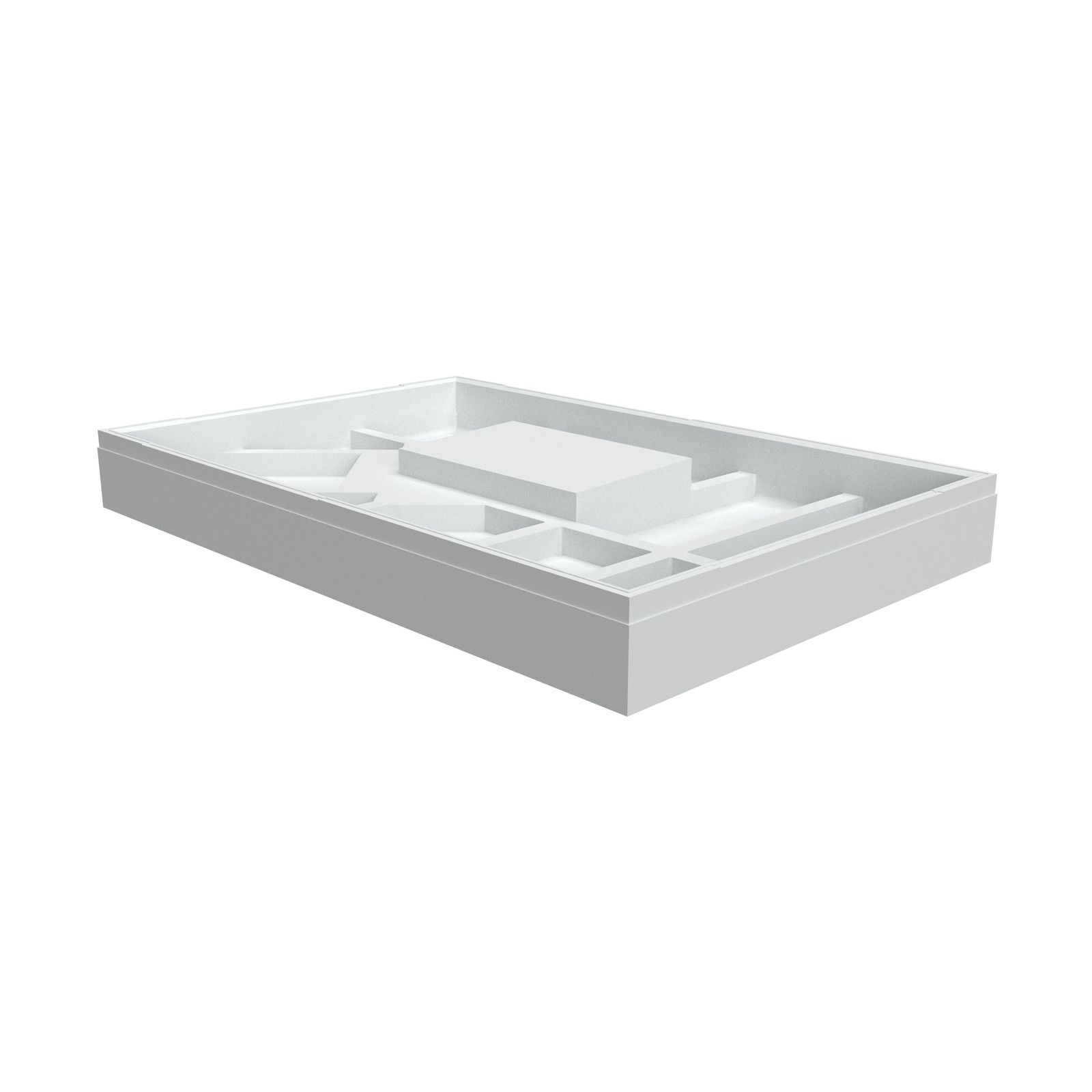 Poresta Duschwannenträger Expert Futurion Flat für 1200 x 800 x 25 mm, Höhe 130 mm