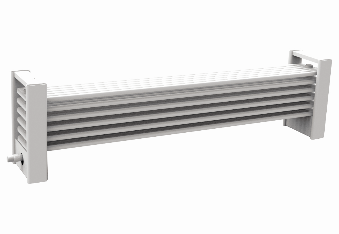 PURMO Röhrenradiator Delta Column Bench BH 487 mm, 6 Glieder, BL 2885 mm