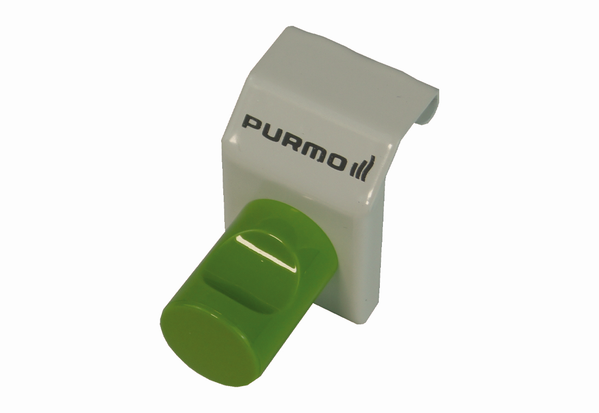 PURMO Handtuchhaken Knob apfelgrün, einzelverpackt, für Planheizkörper