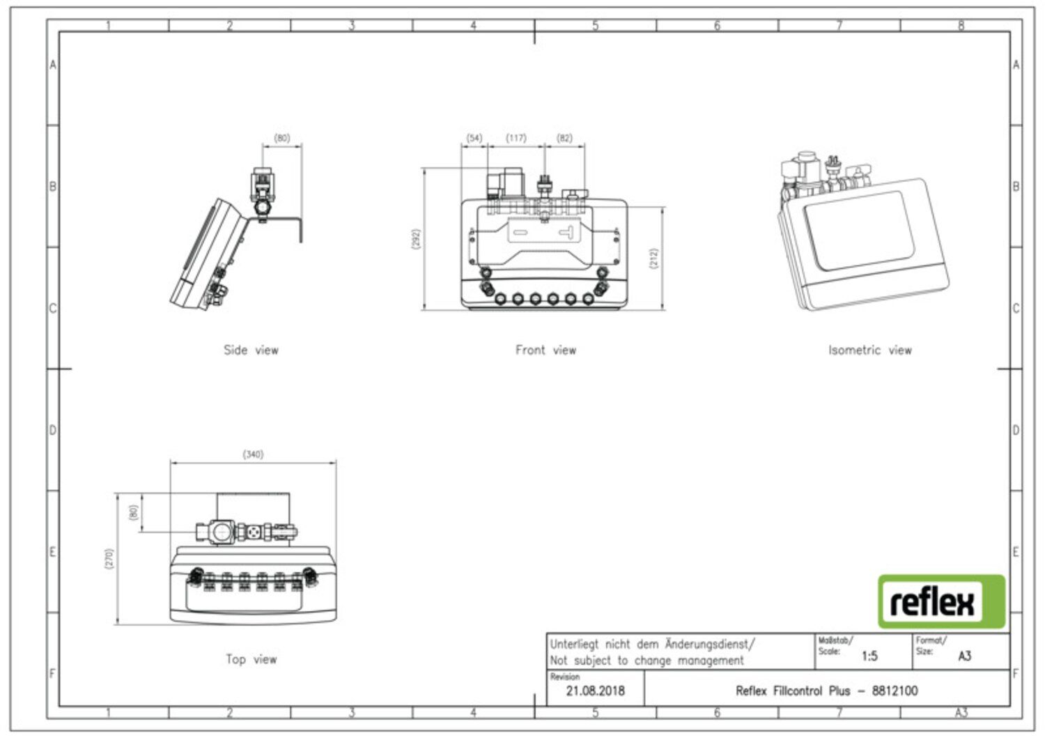 Reflex Nachspeisestation Fillcontrol Plus 1,4, 10 bar, 90 °C