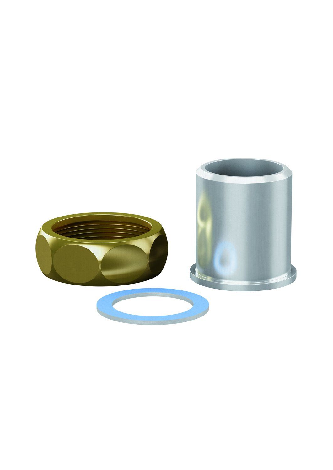 Reflex Anschlussverschraubung Longtherm DN 80/PN 40, mit Anschweiss-Ende, Set, Stahl