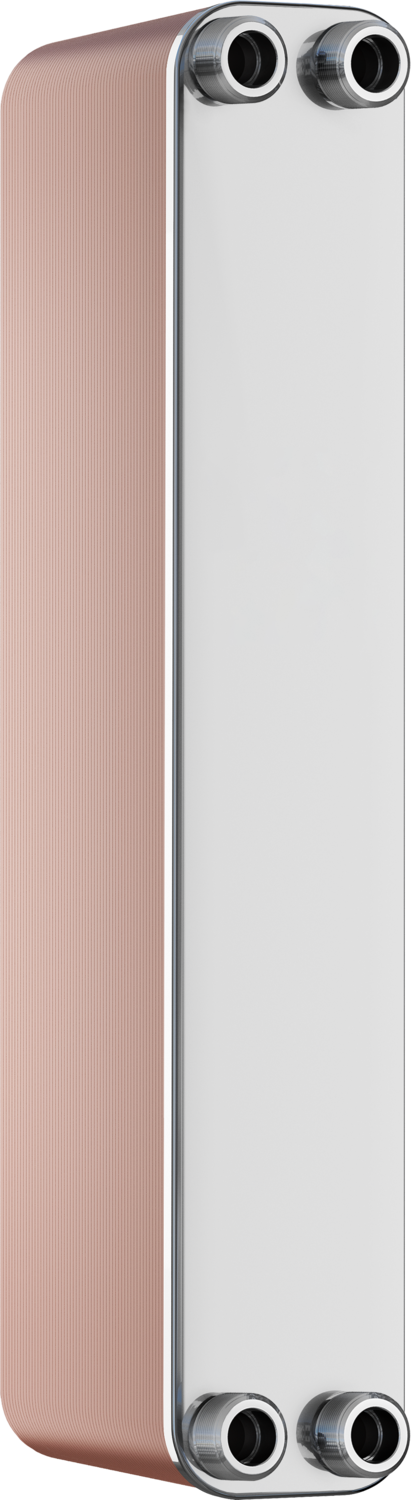 Reflex Wärmetauscher Longtherm RMB-34-10, Plattenzahl 10, gelötet, Edelstahl, eingängig