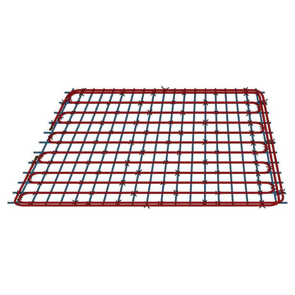 Rehau Betonkerntemperierung-Modul EM 17/15 mm, mit Schnellkupplung und Blindstopfen