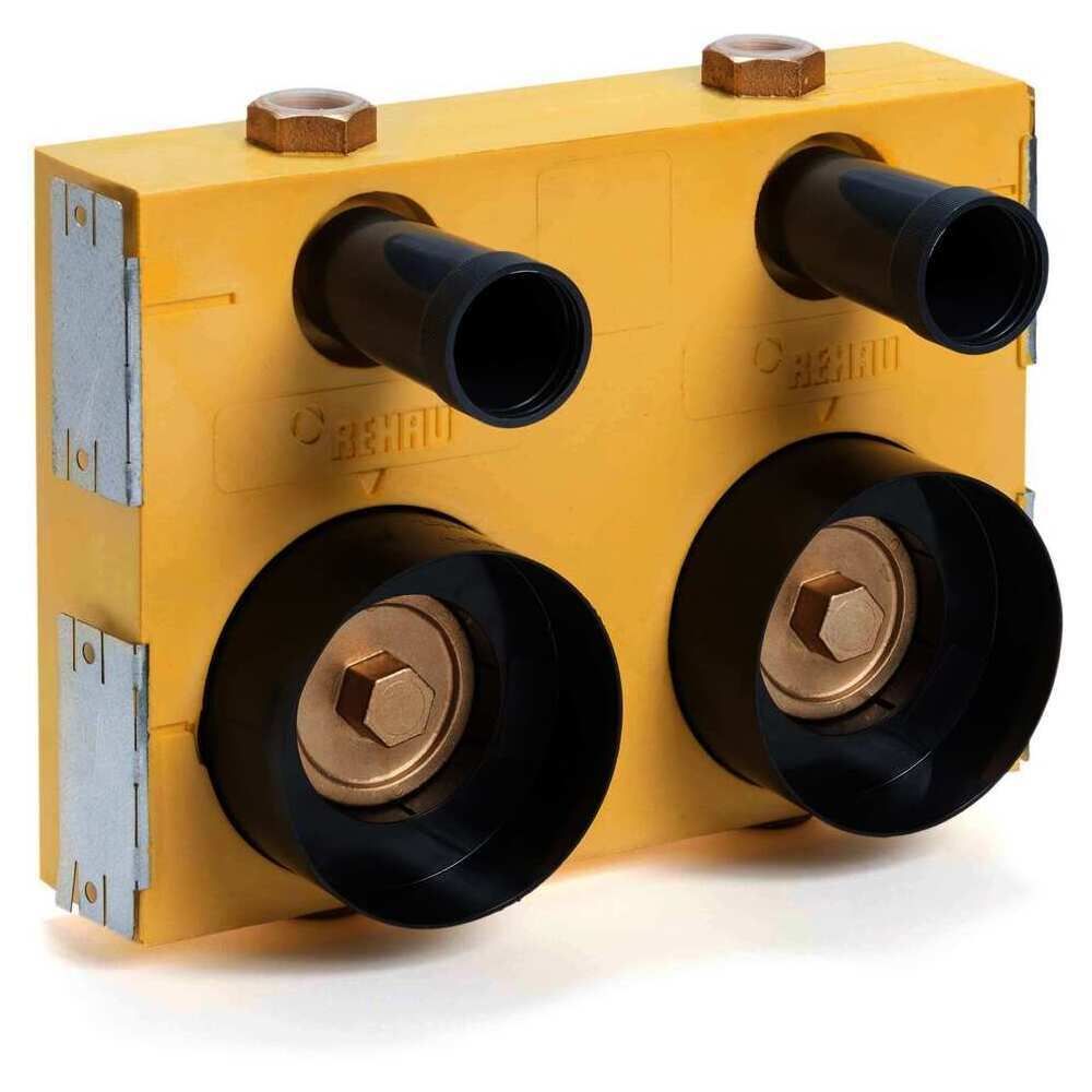 Rehau Montageeinheit Rp 3/4, Kemper Figur 85547, mit Wasserzähler